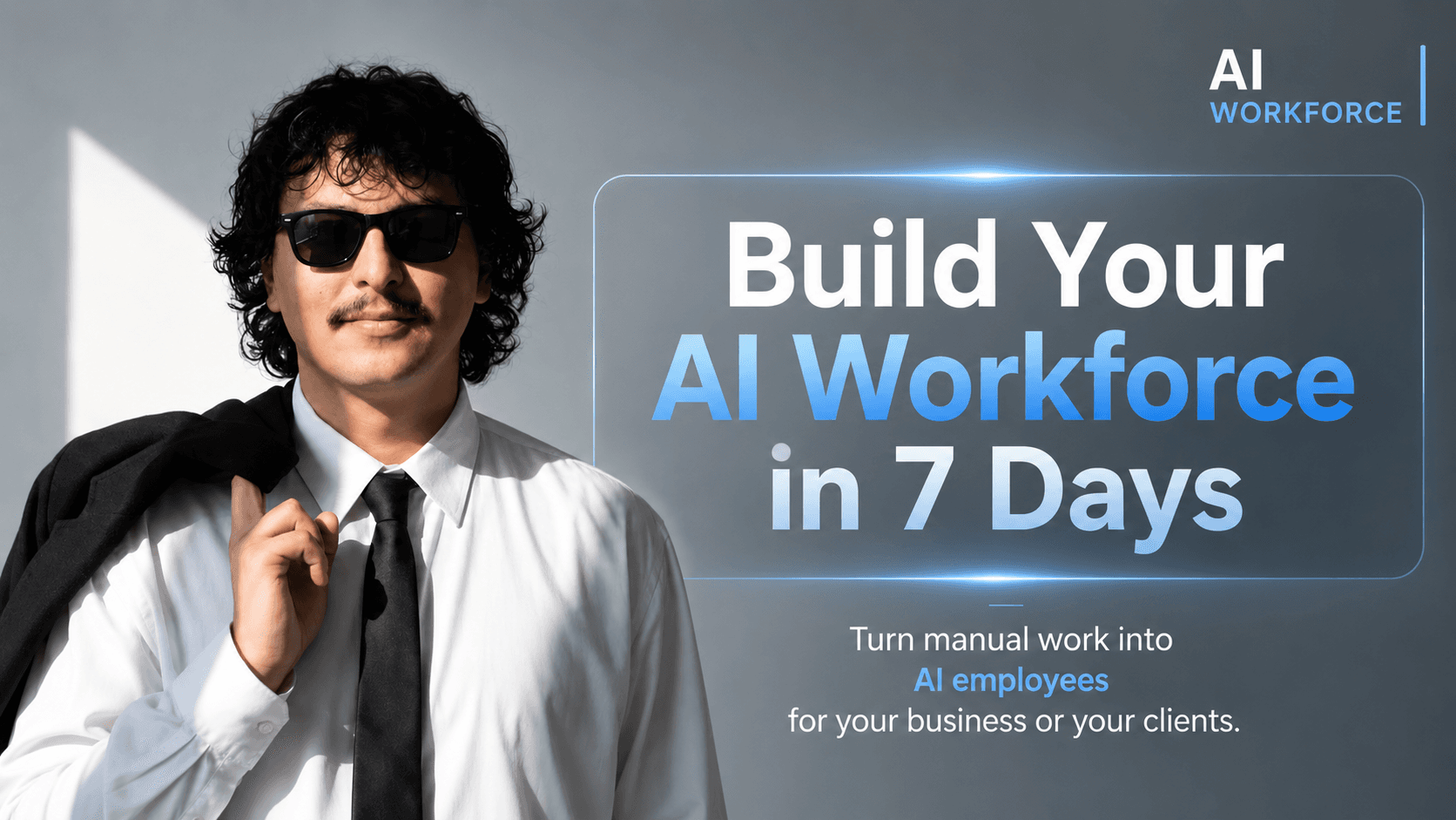 Build Your AI Workforce in 7 Days. Turn manual work into AI employees for your business or your clients.